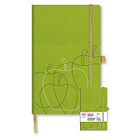 Записная книга Appeel в линейку 13х21 см Royal Granny Smith