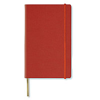 Записная книга IVORY в линейку 13х21 см TREK красный
