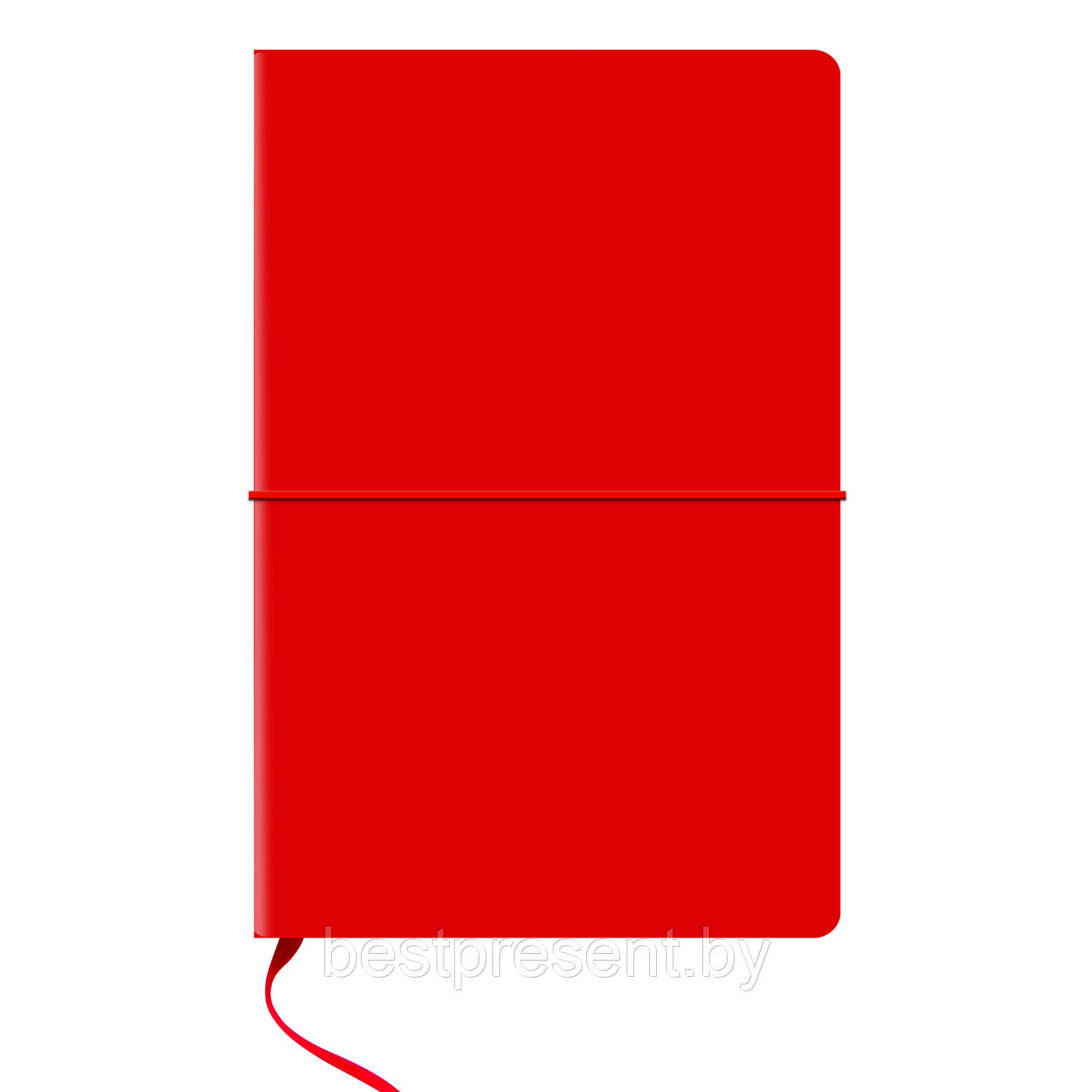 Записная книга IVORY в линейку 13х21 см HORIZON красный - фото 1 - id-p222561650