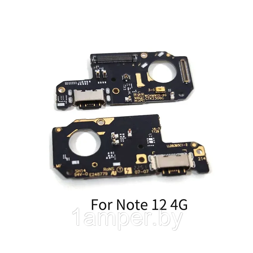 Плата нижняя Original с разъемом зарядного, микрофоном Xiaomi Redmi Note 12