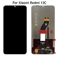 Дисплей Original для Xiaomi Redmi 13C/Poco C65 В сборе с тачскрином Черный
