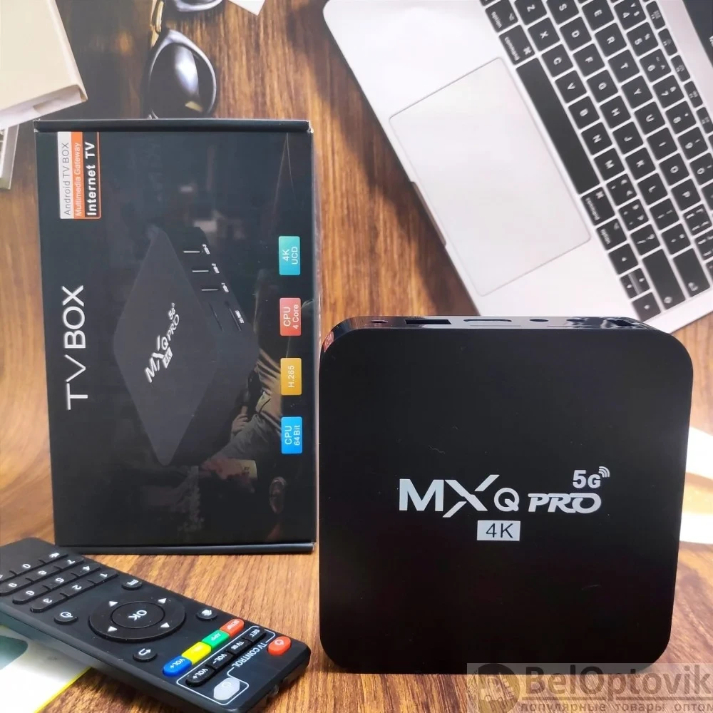 Цифровая приставка смарт ТВ на Android MXQ Pro 4K (Smart TV BOX) 2/16 ГБ - фото 2 - id-p222563140