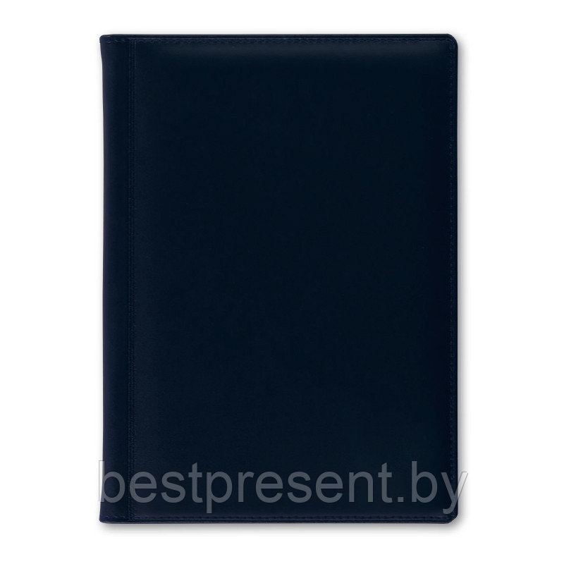 Ежедневник кожа датированный A5, V52, бел. бум. PELLE SIENA, синий - фото 1 - id-p222563332