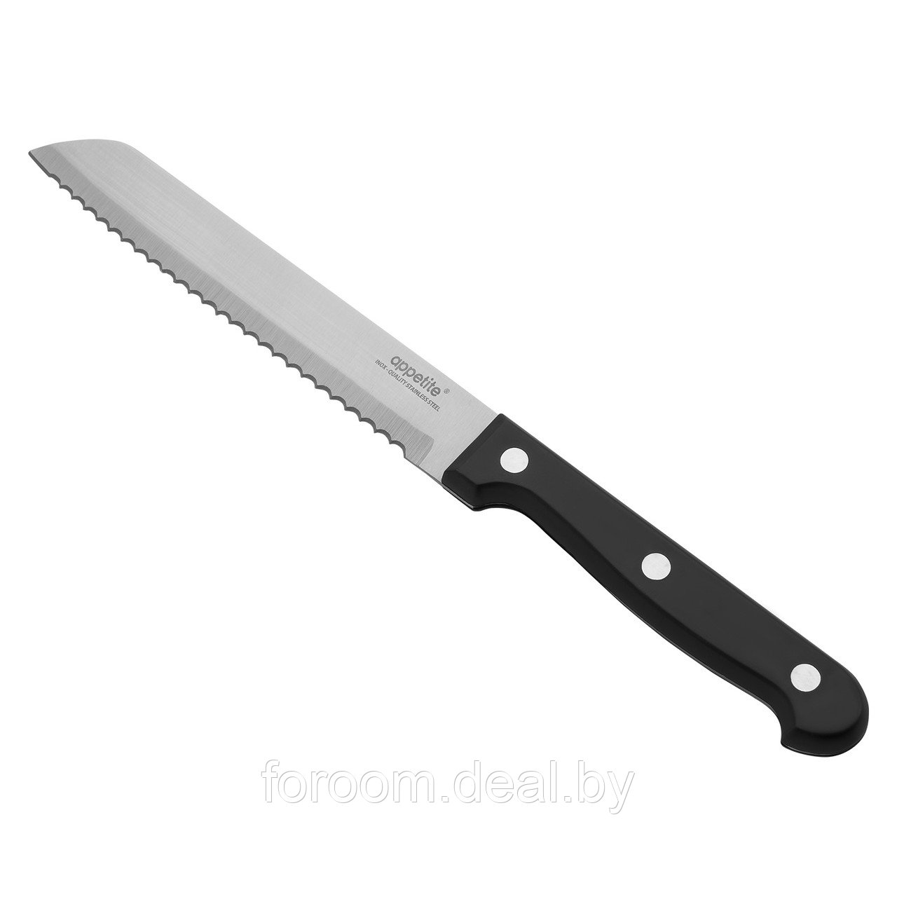 Нож для хлеба, волнистое лезвие 15см Appetite Шеф FK212C-7 - фото 1 - id-p222562677