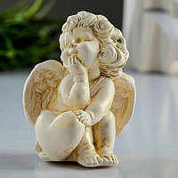 Фигура декоративная "Ангел с сердцем" 6х8х5см с позолотой Хорошие сувениры  6888561