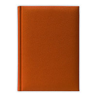 Ежедневник датированный V51 14,5x20,5 см PLAZA оранжевый тонир. бумага, золотой срез