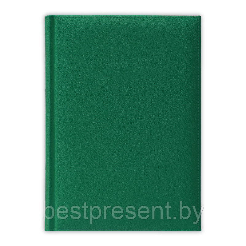 Ежедневник датированный V51 14,5x20,5 см PLAZA зеленый тонир. бумага - фото 1 - id-p222563865