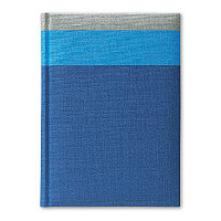 Ежедневник датированный V51 14,5x20,5 см GENEVE синий тонир. бумага