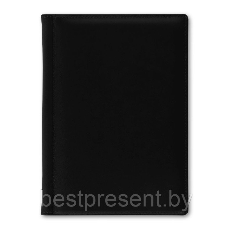 Ежедневник датированный V51 14,5x20,5 см PELLE SIENA черный тонир. бумага - фото 1 - id-p222563905