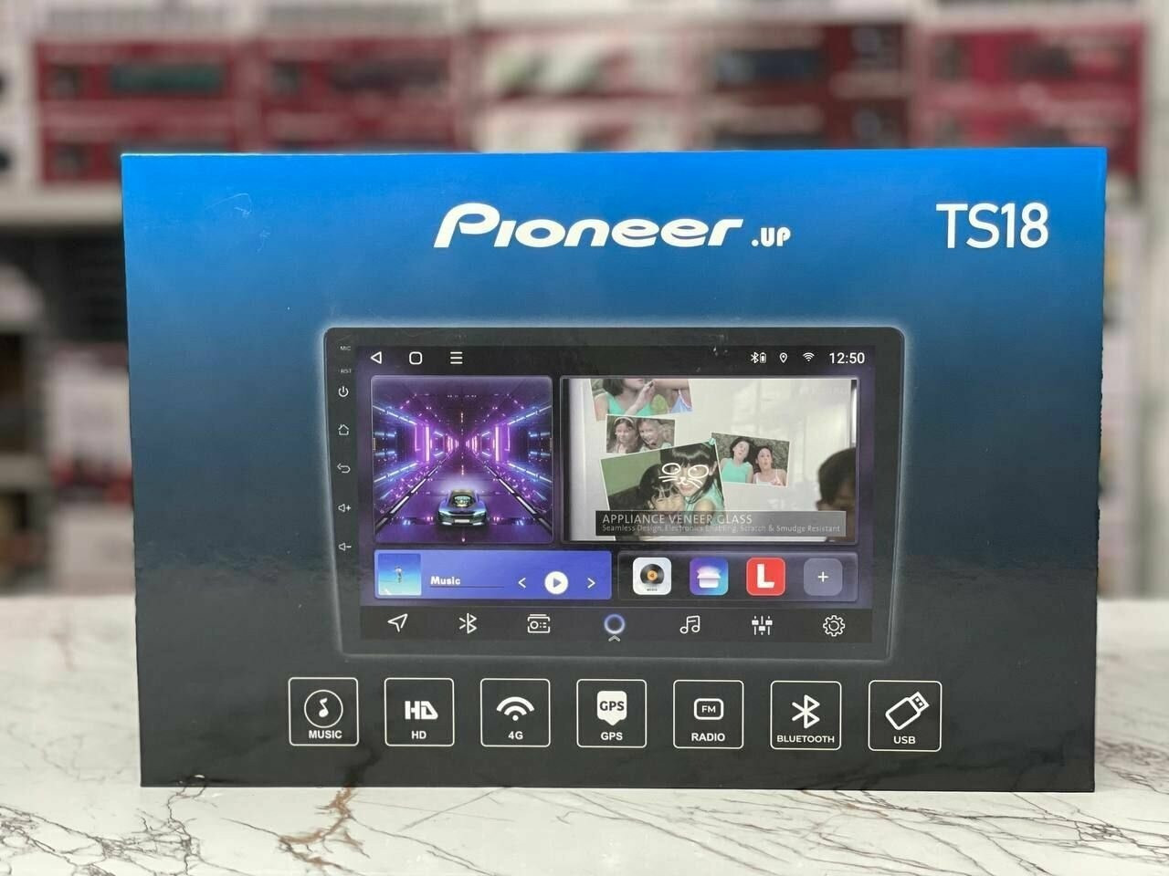 Автомагнитола 2 Din Pioneer.UP TS18 6/128GB (9") Android 13
