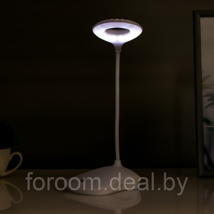 Лампа настольная сенсорная 13х11х(h)39см, LED 2Вт 6000К, USB провод, АКБ RisaLux 6988901 - фото 5 - id-p222563002