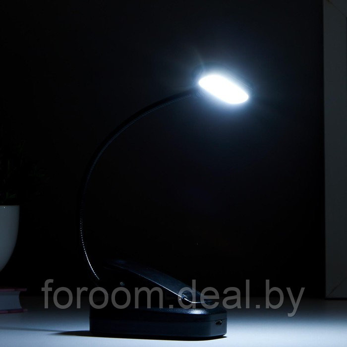 Светильник настольный на прищепке 5,3х8,2х(h)22,5см, LED 1,5W, USB провод RisaLux 5091628 - фото 4 - id-p222563004