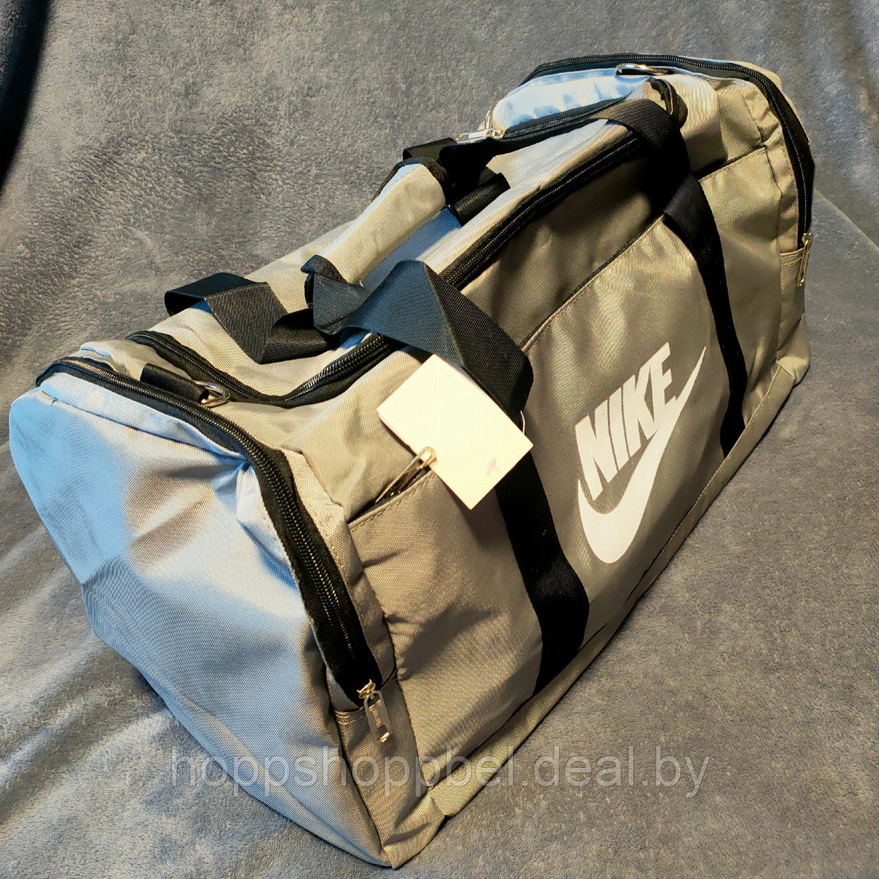 Дорожная сумка Nike серая - фото 2 - id-p222564287