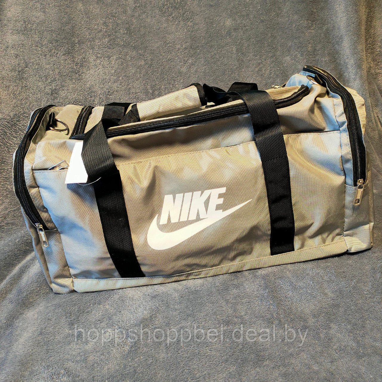 Дорожная сумка Nike серая - фото 1 - id-p222564287