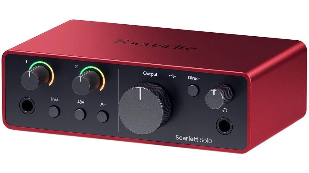 Аудиоинтерфейс Focusrite Scarlett Solo 4th Gen - фото 2 - id-p222566348
