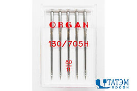 Иглы ORGAN 130/705H №80 универс., упак. 10 шт