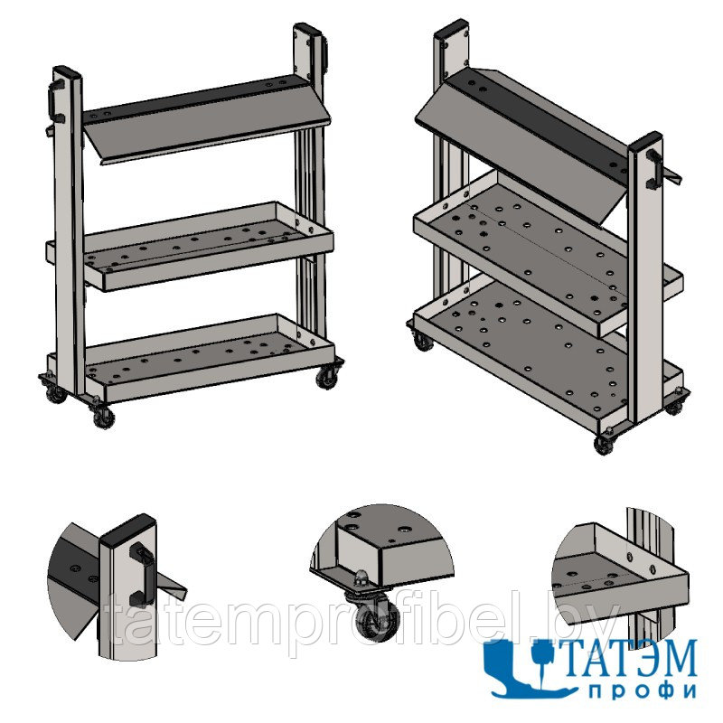 Тележка Rexel WT-3 - фото 3 - id-p222569550