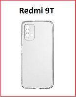 Чехол-накладка для Xiaomi Redmi 9T (силикон) прозрачный с защитой камеры