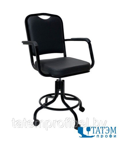 Кресло на винтовой опоре Profi K-1 (экокожа) - фото 1 - id-p222570568