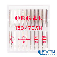 Игла ORGAN 130/705H №70-№100 универс. (10 шт)