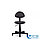 Стул Стар G C11 (кресло б/п) для швей (газ-лифт, ткань, черный), фото 4