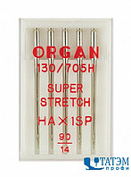 Иглы ORGAN 130/705H №90 супер стрейч (5 шт)