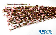 Веточки декор. 40 см с почками, коричневый/розовый, уп. 100 шт