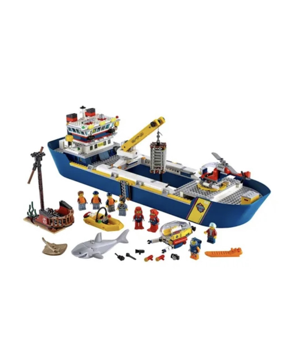 11617 Конструктор LARI Океан: исследовательское судно, аналог Лего LEGO City Ocean Exploration Ship 60266 - фото 5 - id-p222572754