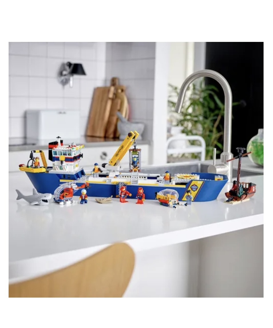 11617 Конструктор LARI Океан: исследовательское судно, аналог Лего LEGO City Ocean Exploration Ship 60266 - фото 7 - id-p222572754