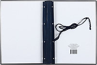 Папка для дипломных проектов 210*297 мм, синяя п/мрамор, без бумажного блока