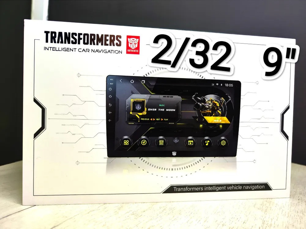 Автомагнитола Transformers D2 2 din 9" 2+32Gb - фото 1 - id-p222576506