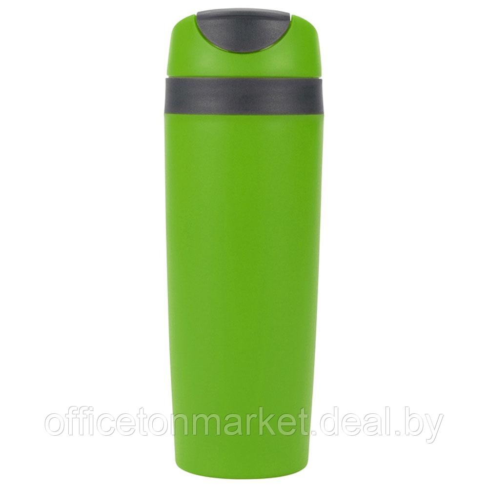 Кружка термическая "Лайт", пластик, 450 мл, зеленый, темно-серый - фото 3 - id-p222575908
