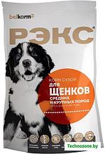 Сухой корм для собак Рэкс Для щенков средних и крупных пород 10 кг