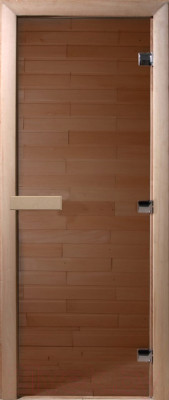 Стеклянная дверь для бани/сауны Doorwood Теплый день 180x70 - фото 1 - id-p222579082