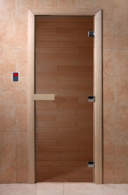 Стеклянная дверь для бани/сауны Doorwood Теплый день 180x70 - фото 2 - id-p222579082