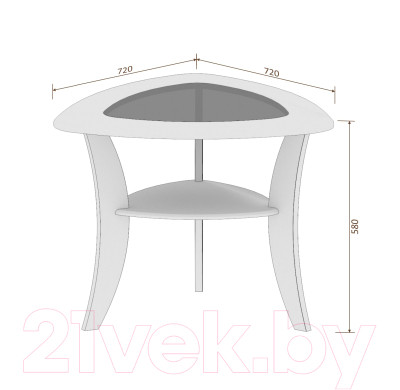 Журнальный столик Кортекс-мебель Лотос-5 - фото 5 - id-p222578627