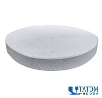 Резинка 20 мм, тканая, рулон 20 м, белая