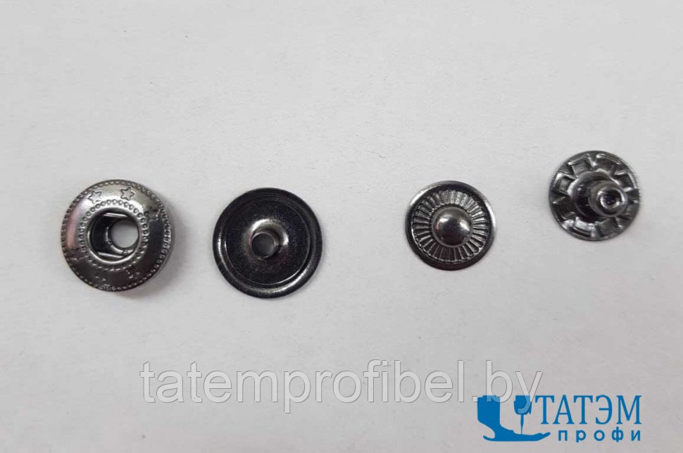 Кнопка Альфа 15 мм, потайная, пружинный контакт, чер. никель (латунь) упак. 720 шт - фото 1 - id-p222579689