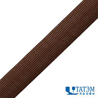 Тесьма окантовочная 32 мм, 3,9 г/м, коричневая (101), 100 м