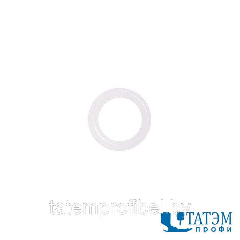 Кольцо шторное 12 мм пластик, арт. С-48 (упак. 100 шт) белое