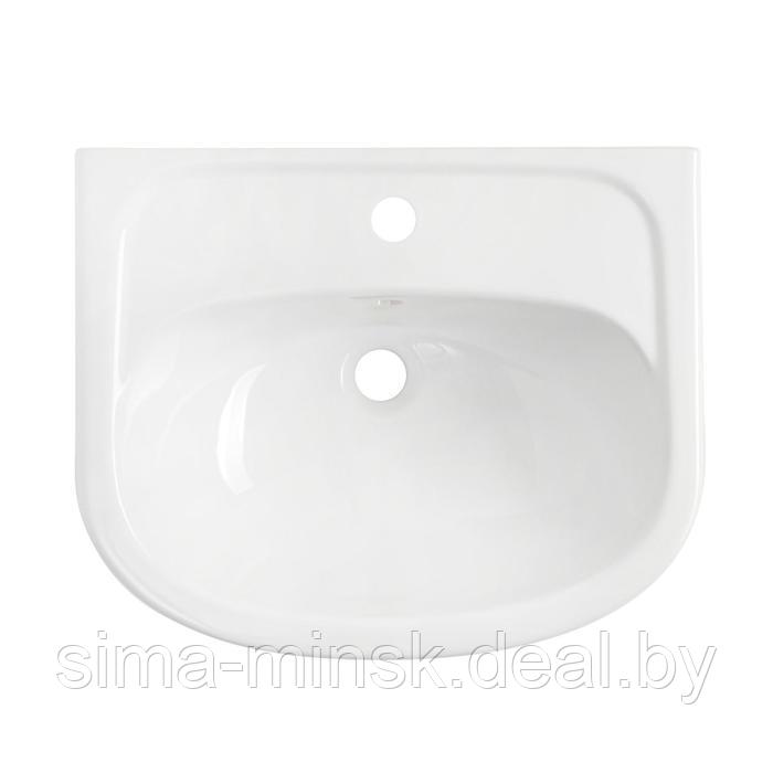 Комплект мебели: для ванной комнаты "Венге 50": зеркало-шкаф + тумба + раковина - фото 5 - id-p222581139