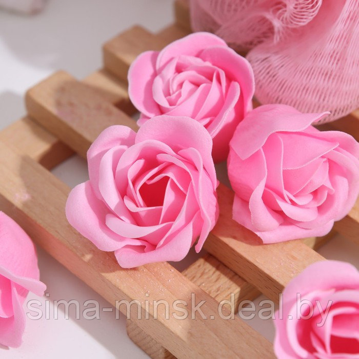 Розы мыльные розовые, набор 81 шт - фото 2 - id-p222582770