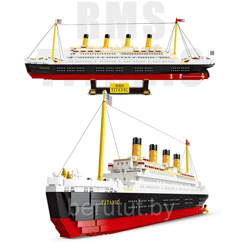 Конструктор Титаник Jie Star 92026 1059 деталей - фото 2 - id-p222582995