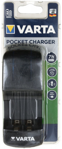 Зарядное устройство для аккумуляторов Varta Pocket Charger черное, без аккумуляторов