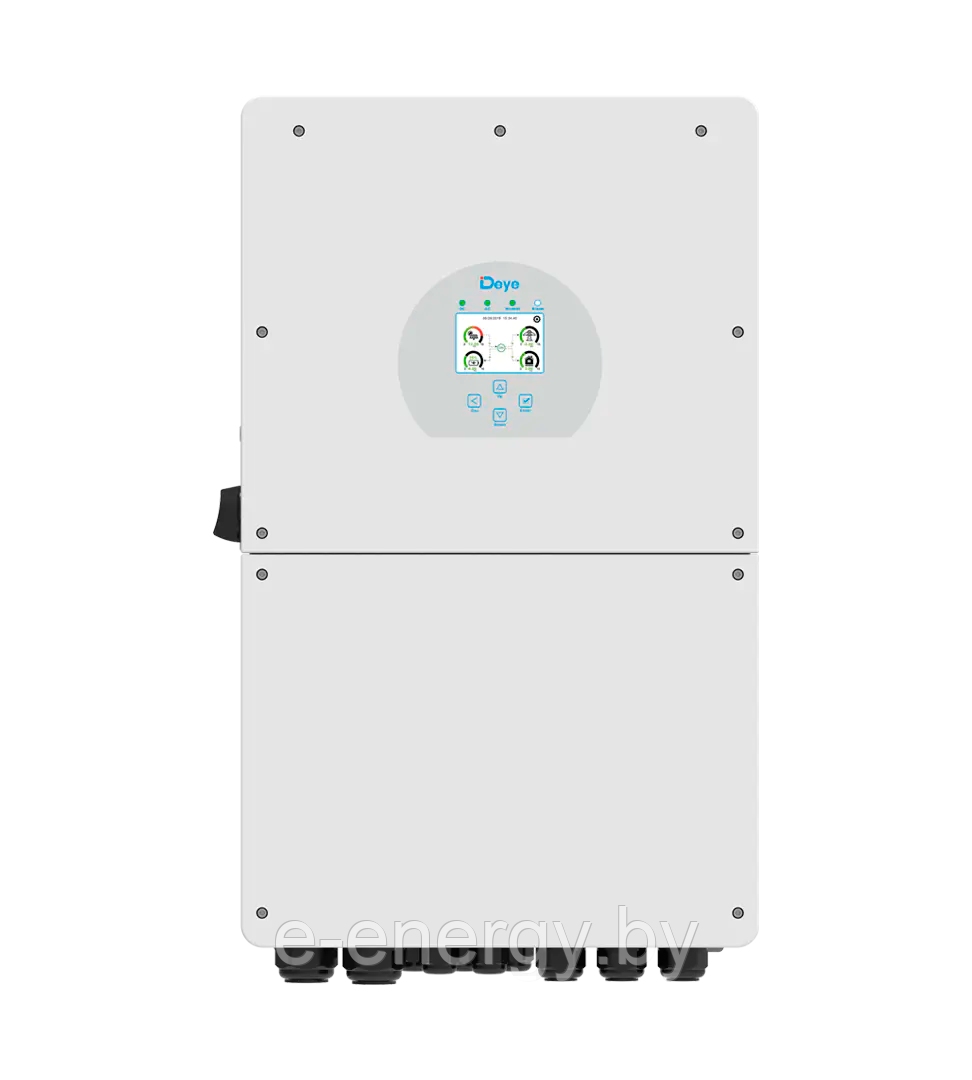 Гибридный однофазный солнечный инвертор (1фаза 12КВт) Deye SUN-12K-SG01LP1-EU - фото 2 - id-p220913539