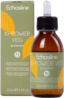 Лосьон для волос Echos Line Ki-Power Veg New Protector во время окрашивания и обесцвечивания - фото 2 - id-p221796509
