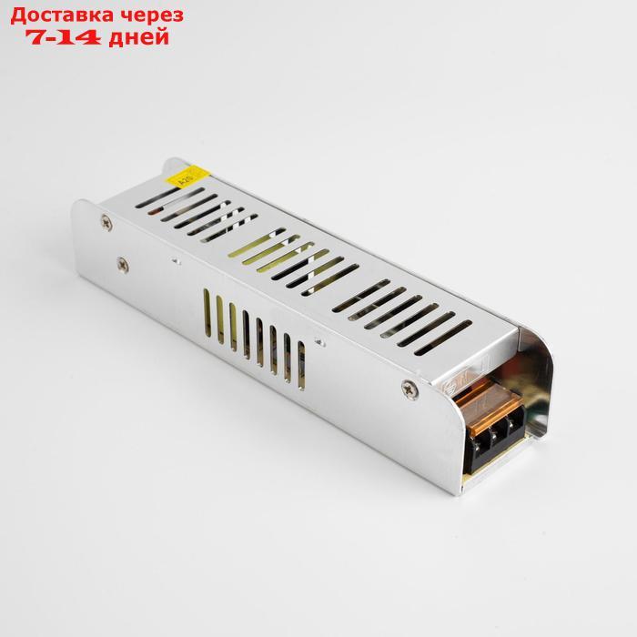 Блок питания для светодиодной ленты Genera, 150 Вт, 187х45х35 мм, 220-12 В, IP20 - фото 1 - id-p222539563