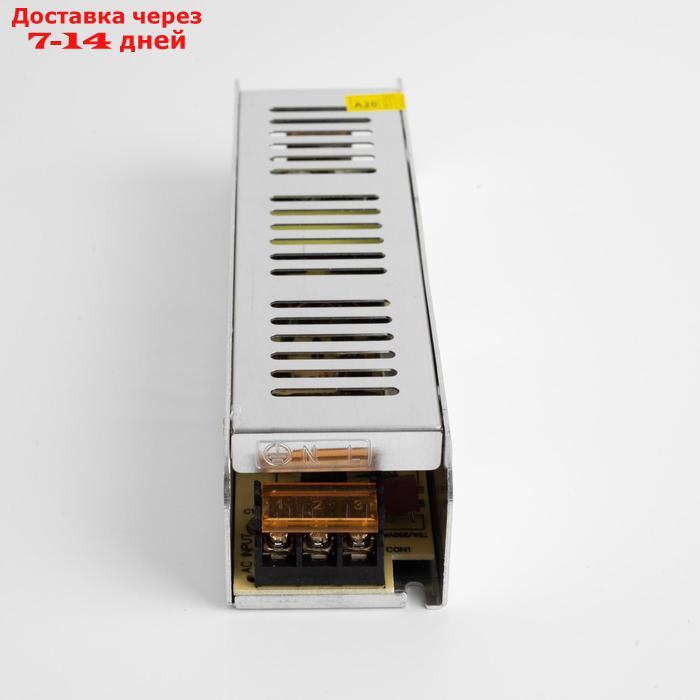Блок питания для светодиодной ленты Genera, 150 Вт, 187х45х35 мм, 220-12 В, IP20 - фото 3 - id-p222539563