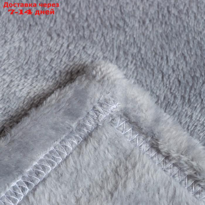 Плед Этель, 130х175 см, цвет серый - фото 4 - id-p222541619