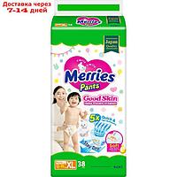 Подгузники-трусики Merries Good Skin, XL 12-19 кг, 38 шт